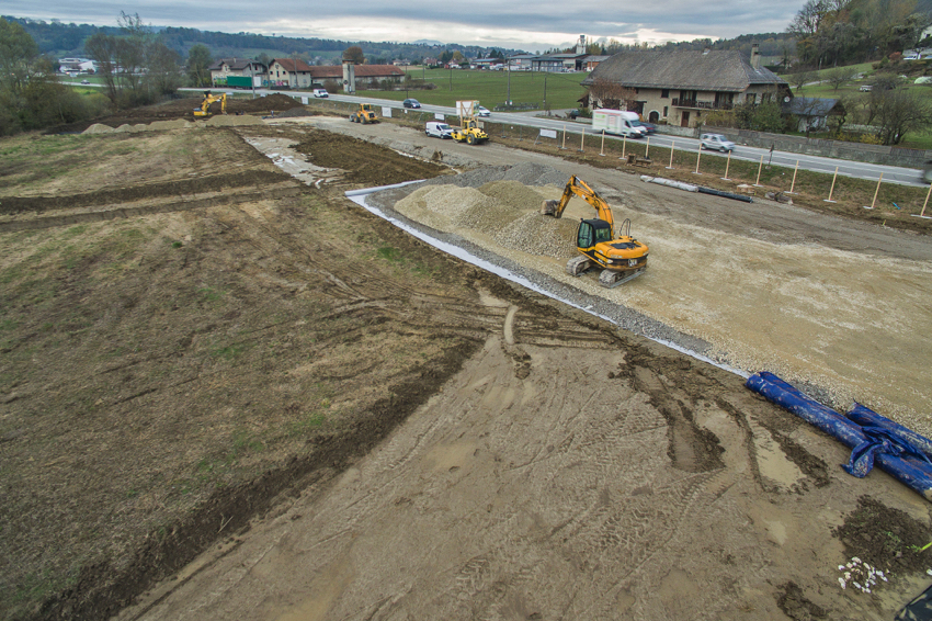Suivi de chantier village d'entreprises Sillingy (du 7 au 20 novembre)
